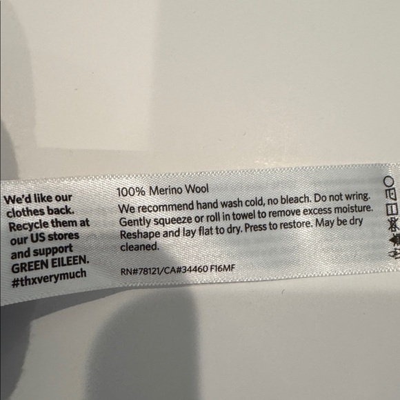 Eileen Fisher Royal Blue Merino Wool Sweater Royal Blue XL - Picture 4 of 4